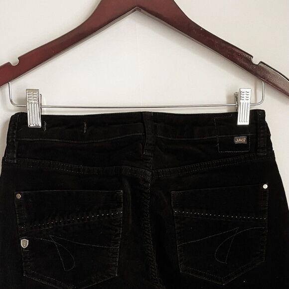 Jag Low Rise Boot Cut Corduroy Black Jeans Size 2 - Picture 5 of 5